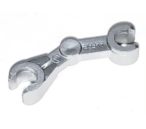 LEGO Metallic Silver Minifig Mechanical Bent Arm (30377 / 49754)