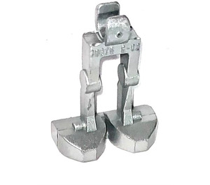 LEGO Metallic Zilver Minifig Mechanisch Poten (30376 / 49713)