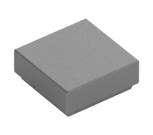 LEGO Silbermetallic Fliese 1 x 1 mit Nut (3070 / 30039)