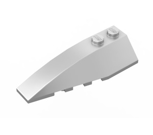 LEGO Silbermetallic Keil 2 x 6 Doppelt Links (5830 / 41748)