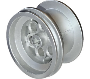 LEGO Metallic Silver Wheel Rim Ø36.8 x 26 VR (6595 / 23243)