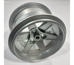 LEGO Metallic Silver Wheel Rim Ø62 x 46 (22969 / 56424)