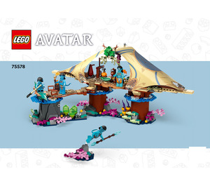 LEGO Metkayina Reef Home Set 75578 Instructions