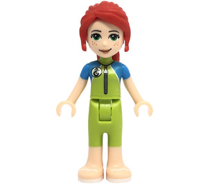 LEGO Mia in Green and Blue Wet Suit Minifigure