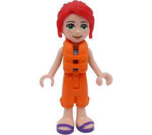 LEGO Mia - Rettungsweste und Lime Jacket Minifigur