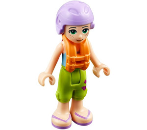 LEGO Mia, Lime Cropped Trousers minifiguur