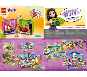 LEGO Mia's Shopping Play Cube Set 41408 Instructions