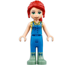 LEGO Mia s Modrá Dungarees Minifigurka