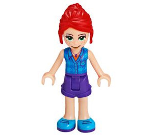 LEGO Mia with Blue Plaid Shirt