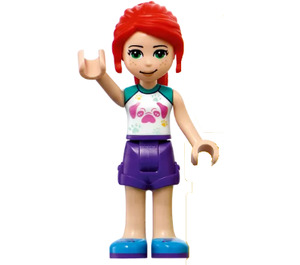 LEGO Mia avec Chien Haut Minifigurine