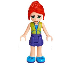 LEGO Mia met Green Zip Omhoog Top minifiguur
