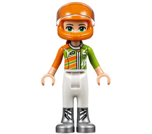 LEGO Mia met Oranje Helm Minifiguur