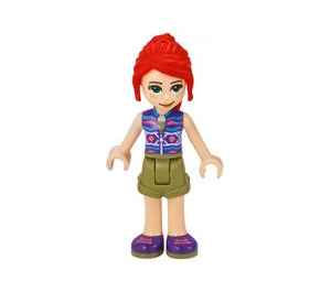 LEGO Mia met Roze en Paars Top Minifiguur