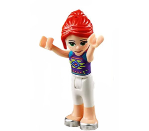 LEGO Mia con Viola Geometric Superiore Minifigure