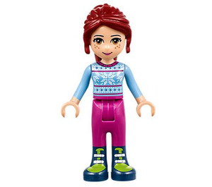 LEGO Mia med Snowflake Genser Minifigur