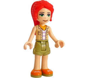 LEGO Mia with Tan Shirt and Orange Neck Scarf Minifigure