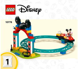 LEGO Mickey, Minnie and Goofy's Fairground Fun Set 10778 Instructions