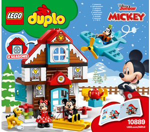 LEGO Mickey's Vacation House Set 10889 Instructions