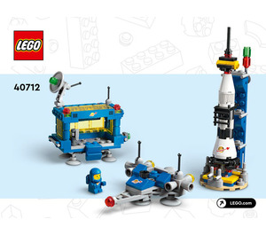 LEGO Micro Rakete Launchpad 40712 Instructions