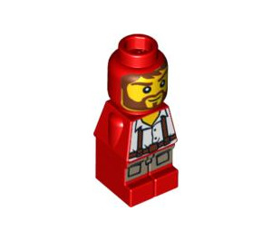 LEGO Microfig Ramses Return Adventurer Rot