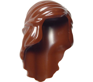 LEGO Mid-Length Hair with 2 Braids Tied at Back (59363)