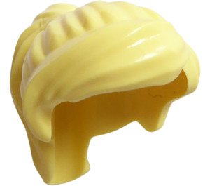 LEGO Mi-longueur Cheveux avec Queue de cheval et Longue Bangs (18227 / 87990)