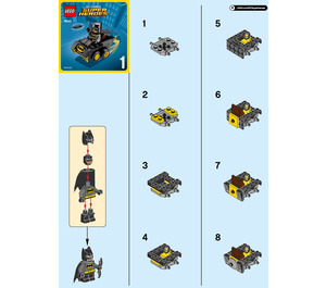 LEGO Mighty Micros: Batman vs. Catwoman 76061 Instructions