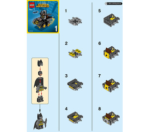 LEGO Mighty Micros: Batman vs. Catwoman 76061 Byggeinstruksjoner