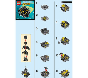 LEGO Mighty Micros: Batman vs. Harley Quinn 76092 Instruktioner