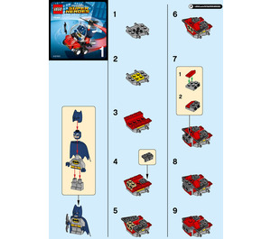 LEGO Mighty Micros: Batman vs. Killer Moth Set 76069 Instructions