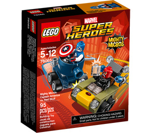 LEGO Mighty Micros: Captain America vs. rot Skull 76065 Packaging