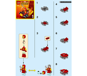 LEGO Mighty Micros: Iron Man vs. Thanos Set 76072 Instructions