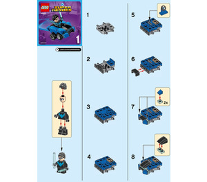 LEGO Mighty Micros: Nightwing vs. The Joker 76093 Instrukce