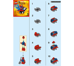 LEGO Mighty Micros: Scarlet Araignée vs. Sandman 76089 Instructions