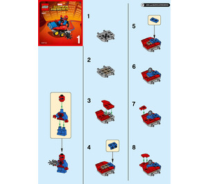 LEGO Mighty Micros: Spider-Man vs. Scorpion Set 76071 Instructions