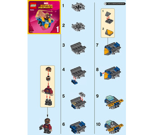LEGO Mighty Micros: Star-Lord vs. Nebula Set 76090 Instructions