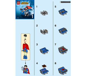 LEGO Mighty Micros: Superman vs. Bizarro Set 76068 Instructions