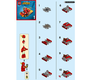 LEGO Mighty Micros: The Flash vs. Captain Cold Set 76063 Instructions