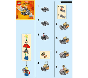 LEGO Mighty Micros: Thor vs. Loki Set 76091 Instructions