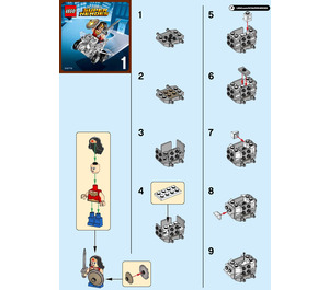 LEGO Mighty Micros: Wonder Woman vs. Doomsday 76070 Instrucciones