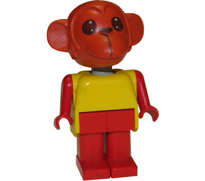 LEGO Mike Monkey with Yellow Top Fabuland Figure