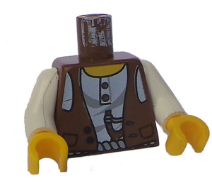 LEGO Mike Torso with White Arms and Yellow Hands (973)
