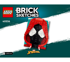 LEGO Miles Morales Set 40536 Instructions