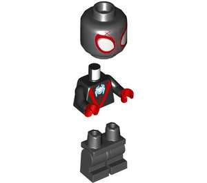 LEGO Miles Morales: Spider-Mann med Svart Ben Minifigur