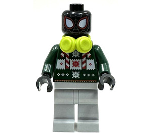 LEGO Miles Morales (Spider-Mann) mit Weihnachten Pullover Minifigur