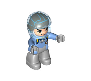 LEGO Miles with Helmet Duplo Figure