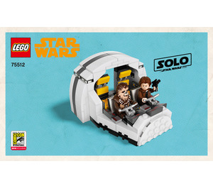 LEGO Millennium Falcon Cockpit 75512 Instrukce