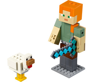 LEGO Minecraft Alex BigFig with Chicken 21149