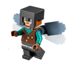 LEGO Minecraft Alex mit Elytra Minifigur