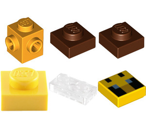 LEGO Minecraft Bee, Passive with Side Stud